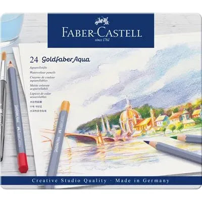 Matite colorate acquerellabili Goldfaber Aqua conf met da 48