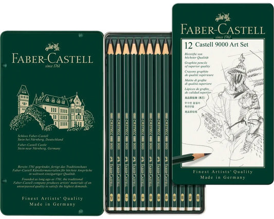 Matite grafite Castell 9000 Art 8B/2H Set