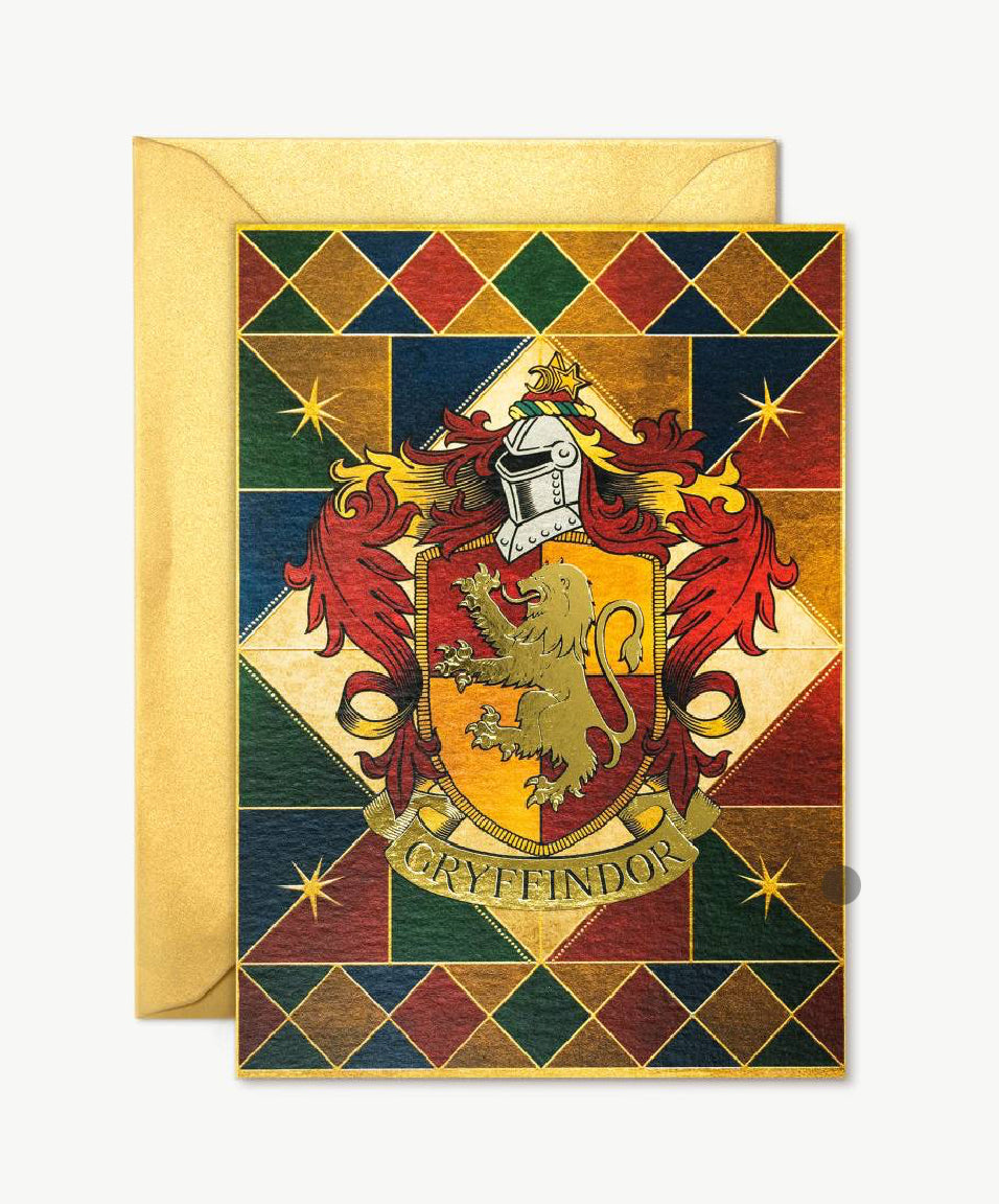 NOTECARD GRYFFINDOR HOUSE CREST