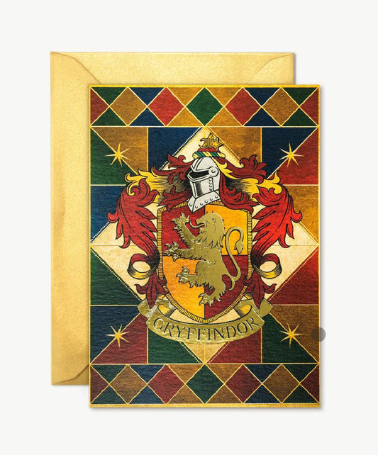 NOTECARD GRYFFINDOR HOUSE CREST