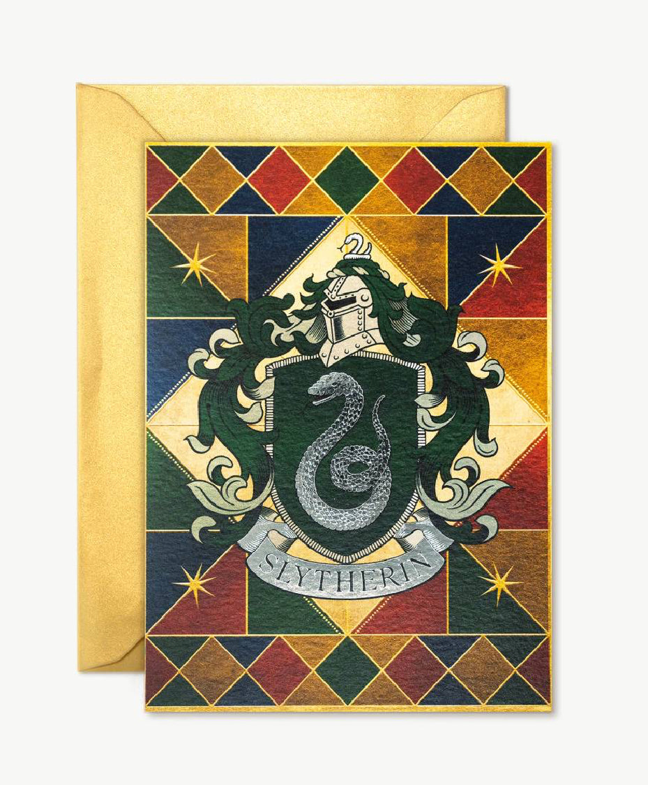 SLYTHERIN HOUSE CREST POSTCARD