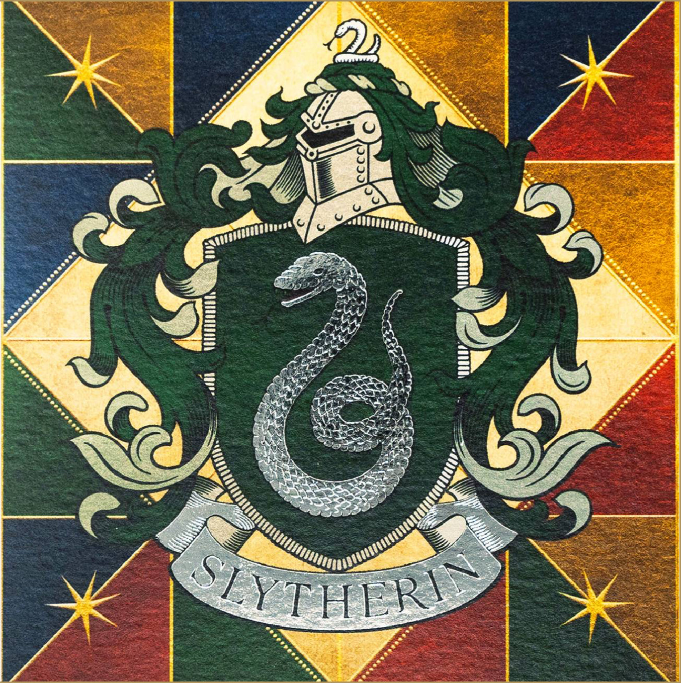 SLYTHERIN HOUSE CREST POSTCARD