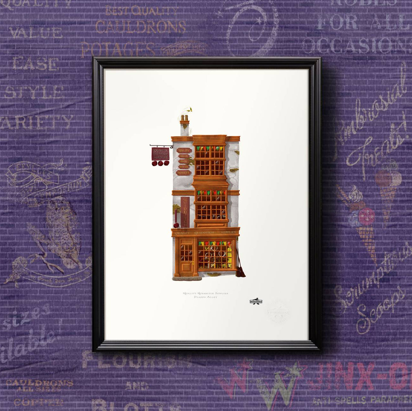 STAMPA QUALITY QUIDDITCH SUPPLIES 30X40 cm
