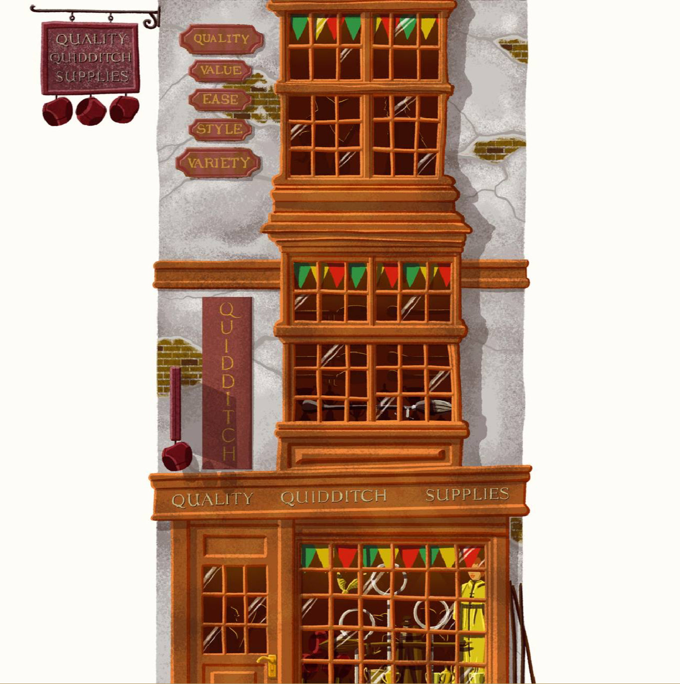 STAMPA QUALITY QUIDDITCH SUPPLIES 30X40 cm