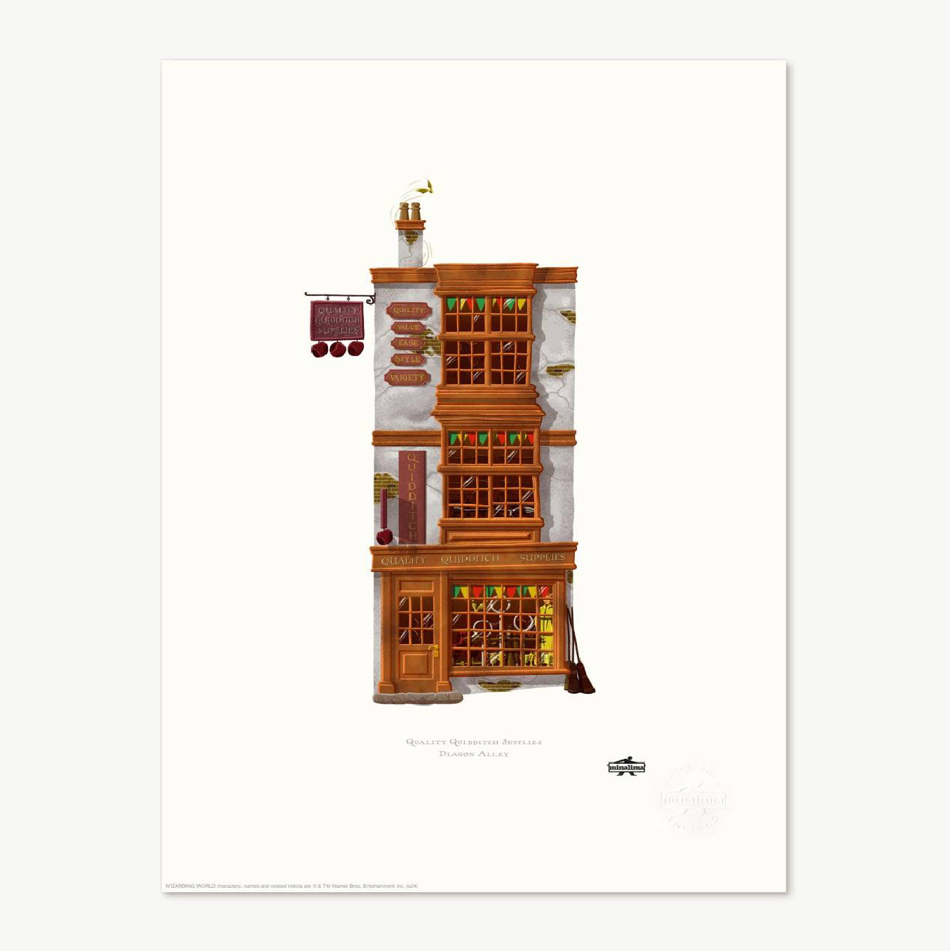 STAMPA QUALITY QUIDDITCH SUPPLIES 30X40 cm