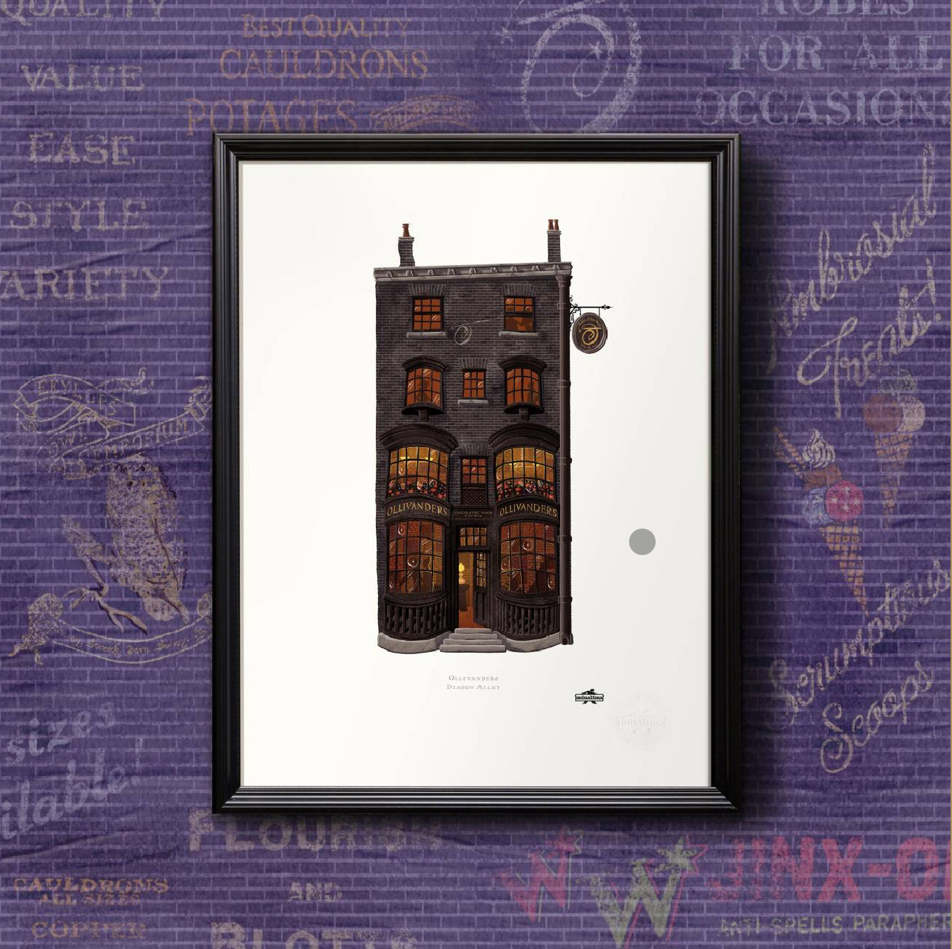 STAMPA OLLIVANDERS 30X40 cm