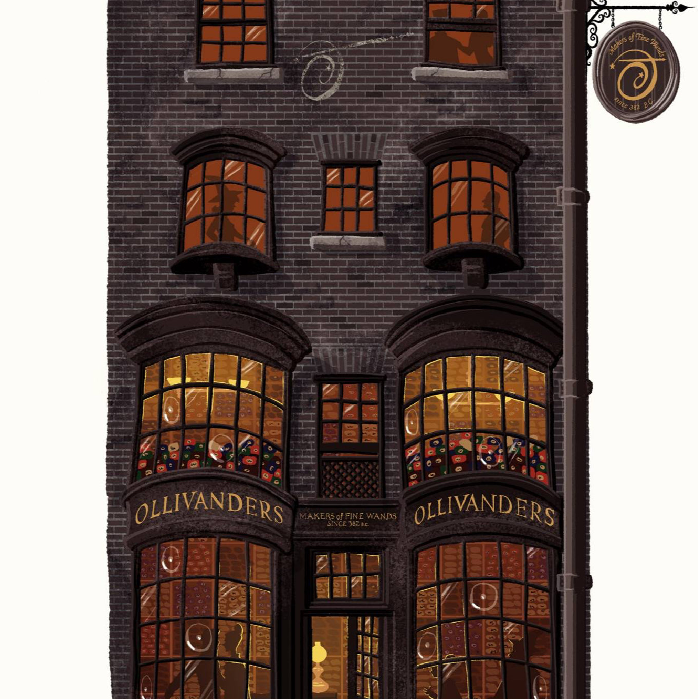 STAMPA OLLIVANDERS 30X40 cm