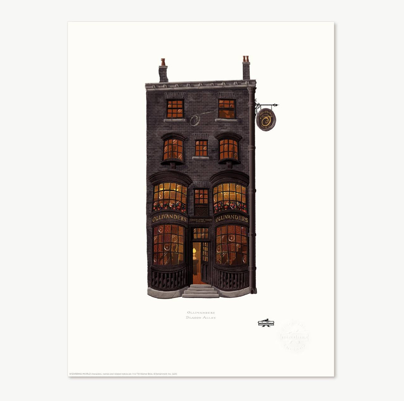 STAMPA OLLIVANDERS 30X40 cm