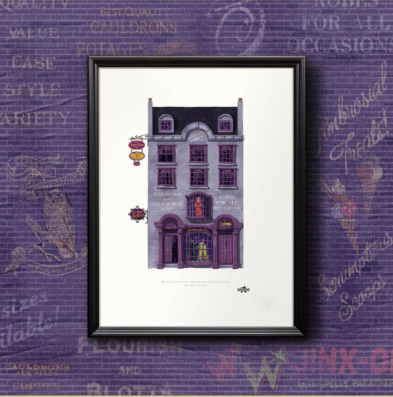 STAMPA MADAM MALKIN'S ROBES FOR ALL OCCASIONS 30x40 cm