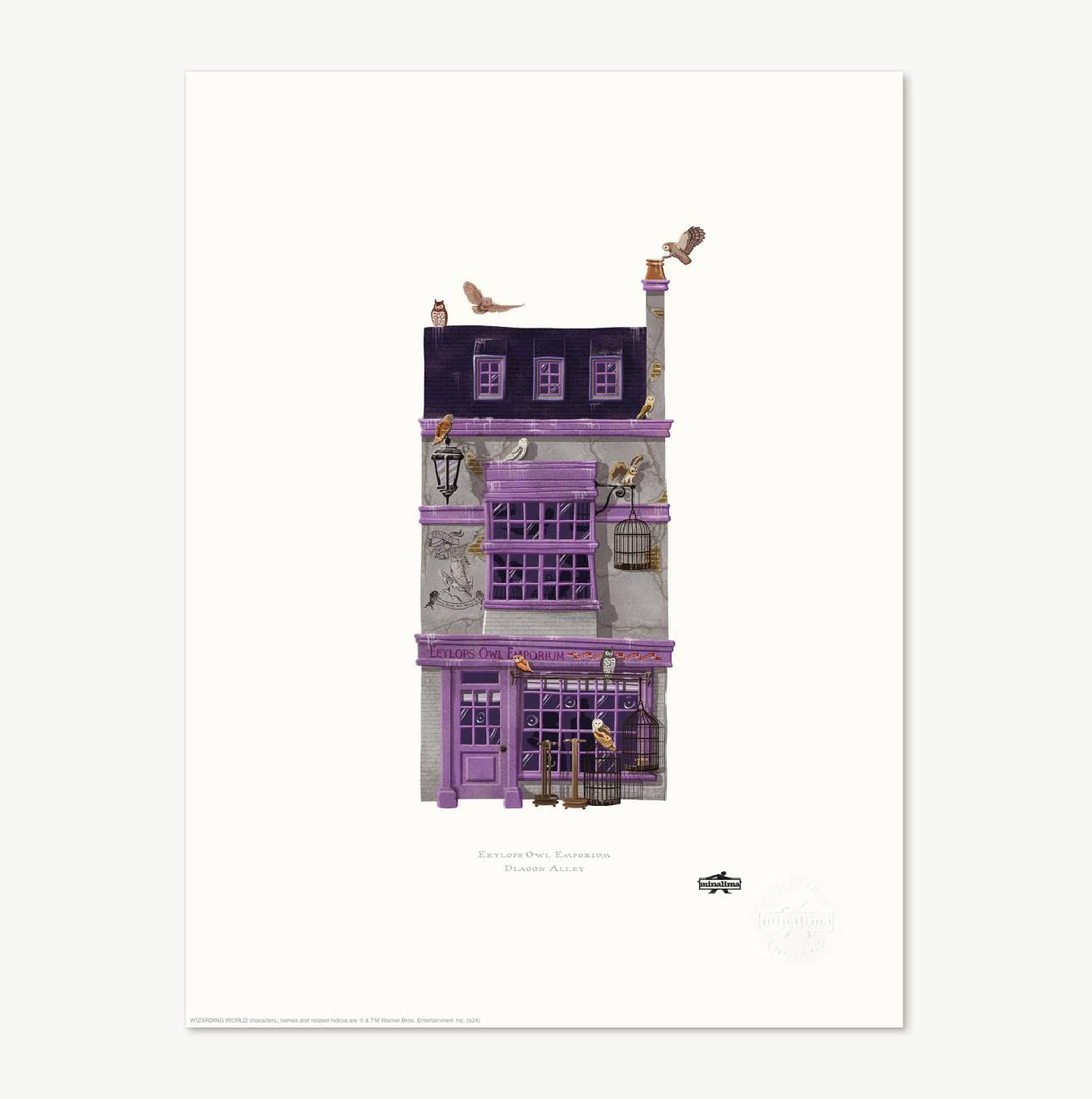 STAMPA EEYLOPS OWL EMPORIUM 30x40 cm