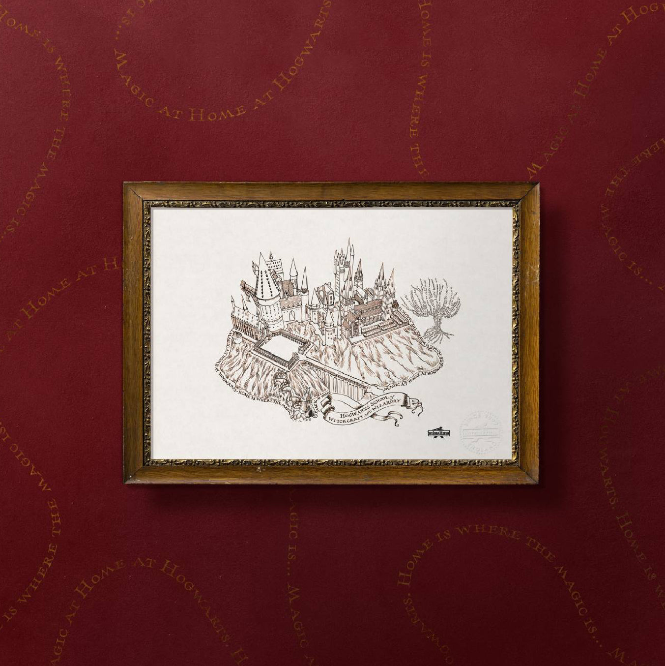 STAMPA Magic at Home at Hogwarts 29,7x21cm