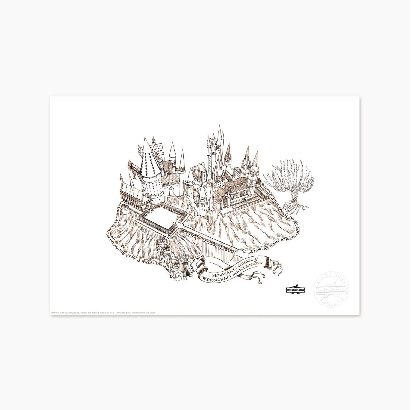 STAMPA Magic at Home at Hogwarts 29,7x21cm