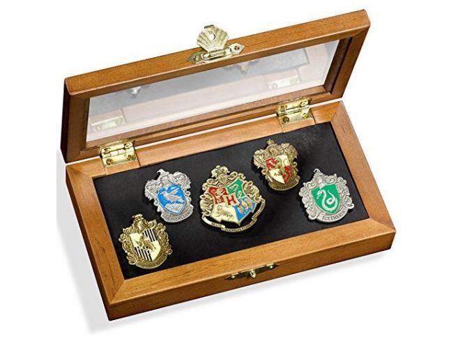 NOBLE COLLECTION Harry Potter Spille Con Replica 5 Stemmi Casate Di Hogwarts Noble Collection