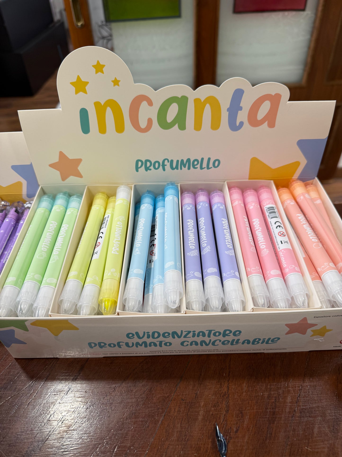 PROFUMELLO EVIDENZIATORI CANCELLABILI INCANTA