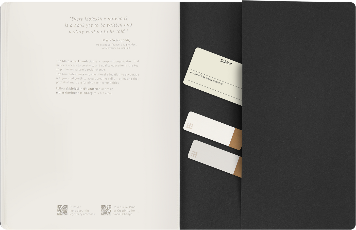 MOLESKINE Student Cahier XXL NERO PAGINA BIANCA