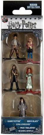 Set 5pz Personaggi Harry Potter Luna Sirius Mirtilla Sibilla 4cm metal