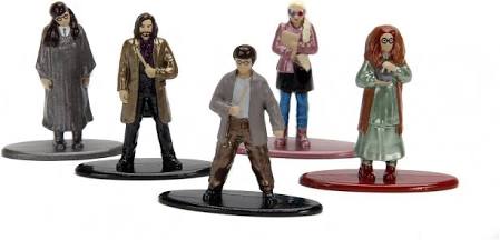 Set 5pz Personaggi Harry Potter Luna Sirius Mirtilla Sibilla 4cm metal