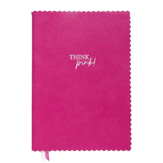 Taccuino in ecopelle A5 THINK PINK