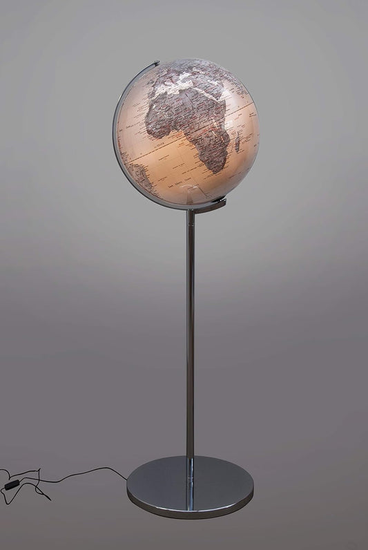 TROIKA globo illuminato in piedi Ø 43 cm, altezza 1,32 m SOJUS LIGHT