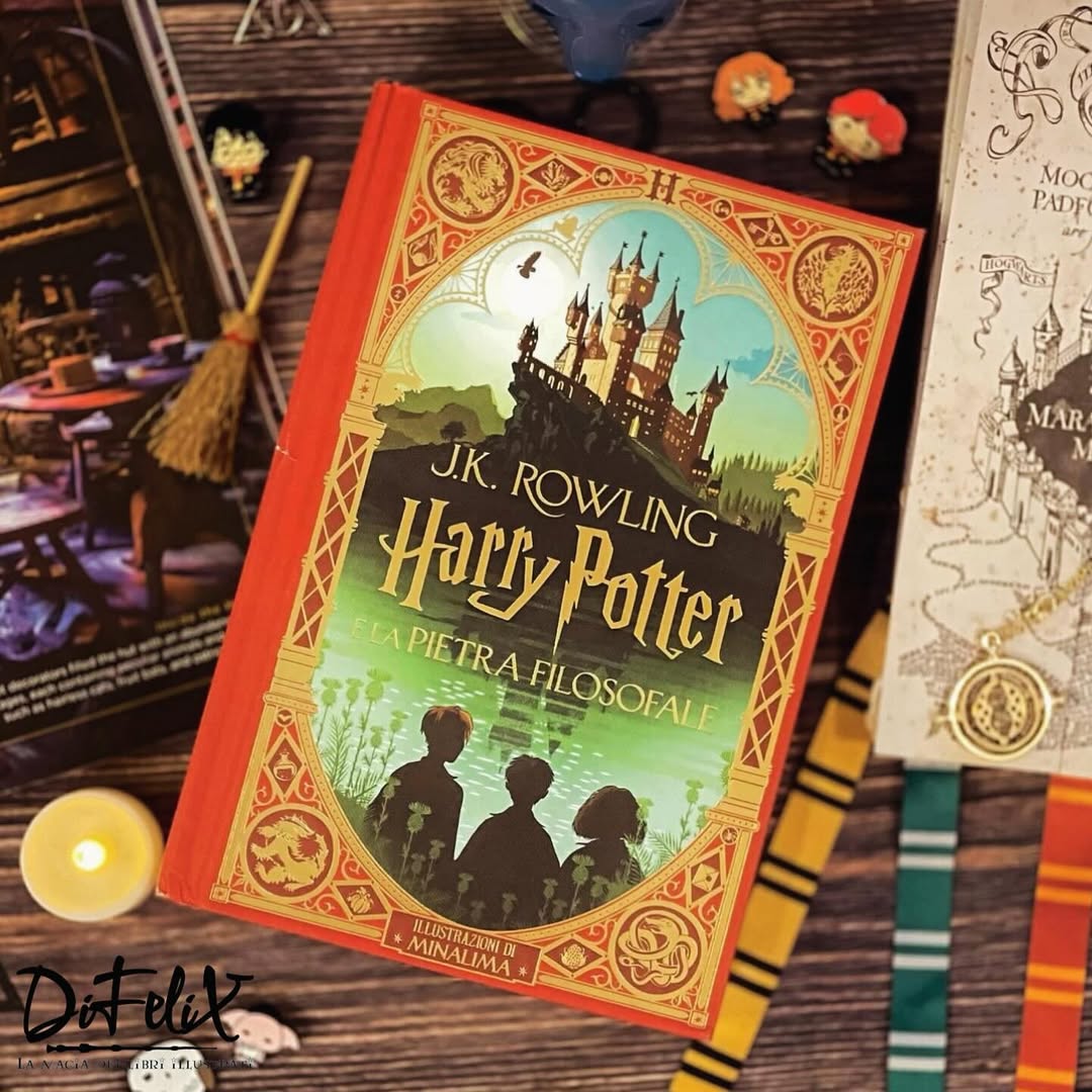 Cofanetto libri Harry Potter collezione “MinaLima” originale