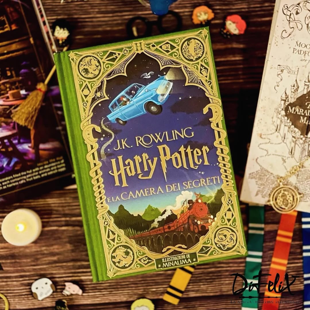 Cofanetto libri Harry Potter collezione “MinaLima” originale