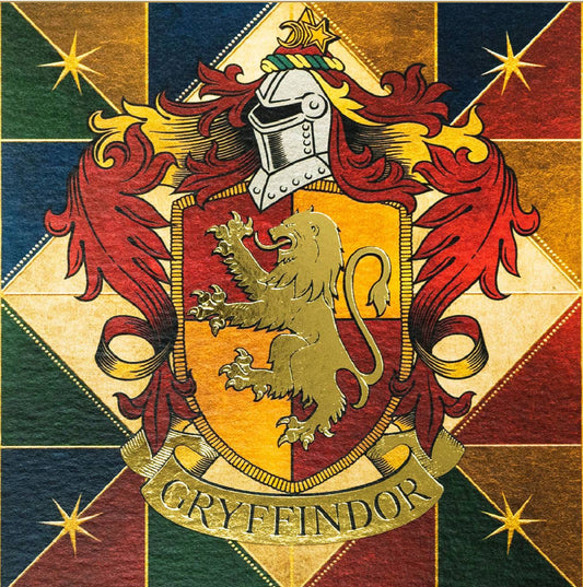 NOTECARD GRYFFINDOR HOUSE CREST