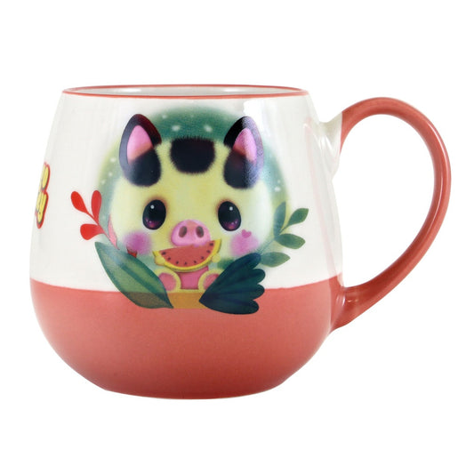 Bangoberry - Round Mug - Piggy Pig