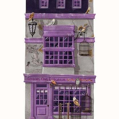 STAMPA EEYLOPS OWL EMPORIUM 30x40 cm
