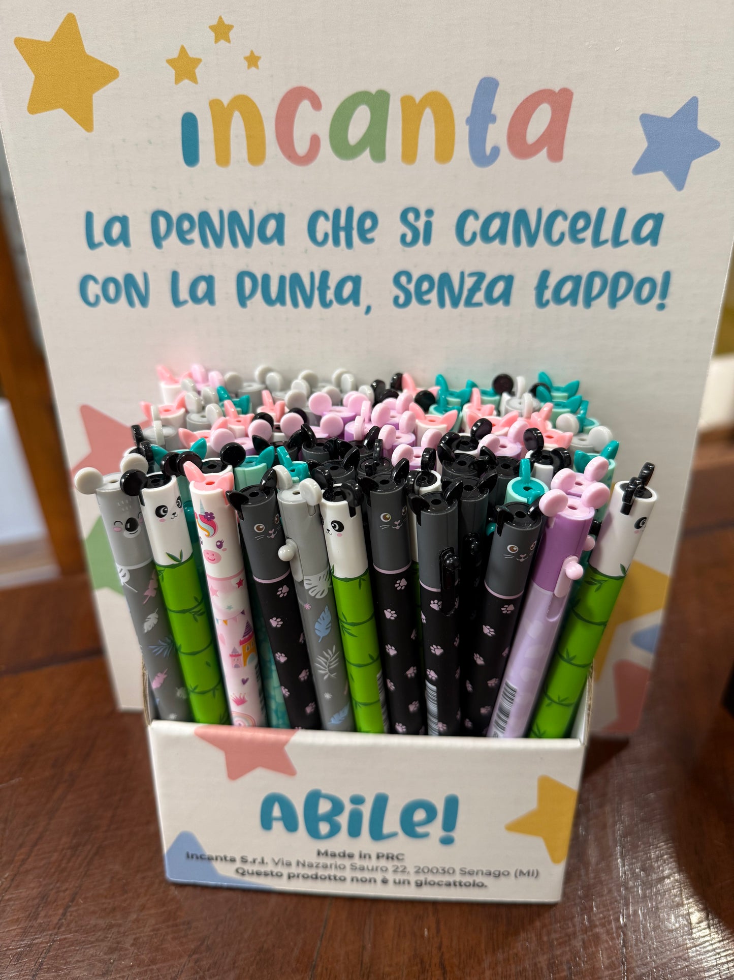 PENNE CANCELLABILI INCANTA