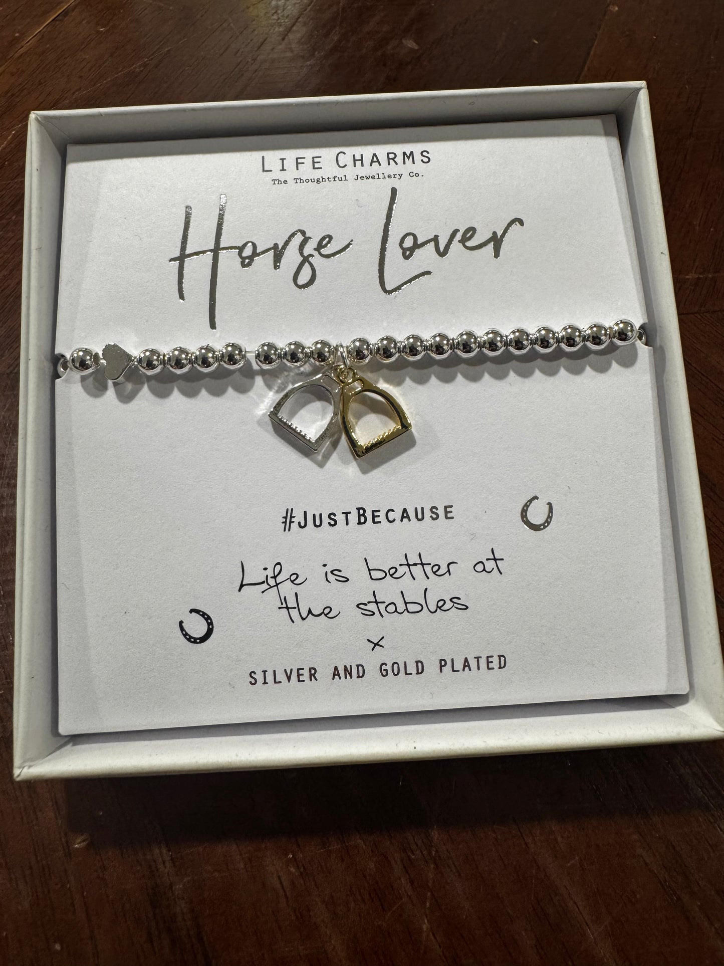 LIFE IS BETTER BRACELET AT THE STABLES