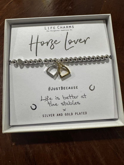 LIFE IS BETTER BRACELET AT THE STABLES