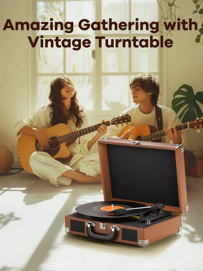 Maio C200 dispositivo grammofono vintage a cinghia, disco in vinile, giradischi, stereo ad alta fedeltà, altoparlante integrato, 3 velocità