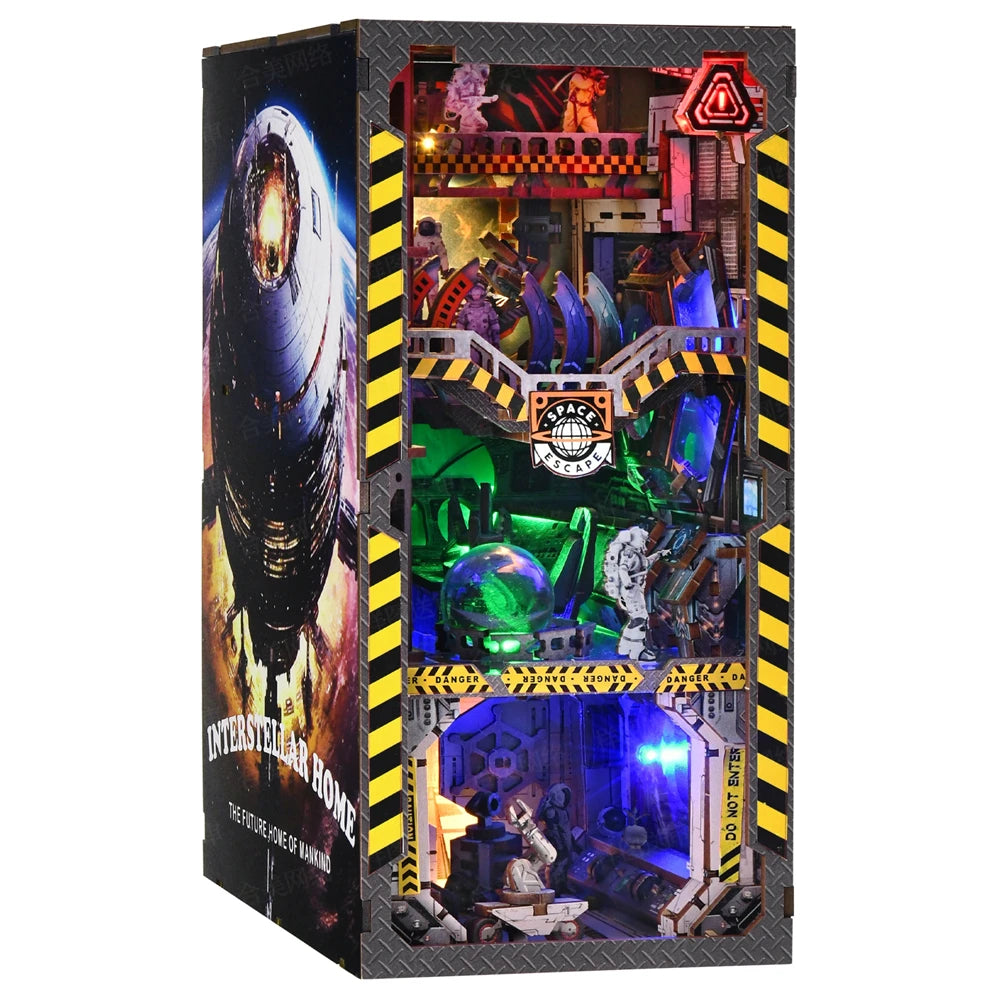 Kit per angolo lettura Magic House fai da te Puzzle in legno Libreria Inserto Decorazione Casa delle bambole Modello Fermalibri Costruzione Decorazione per la casa Regali
MODELLO "H. POTTER"