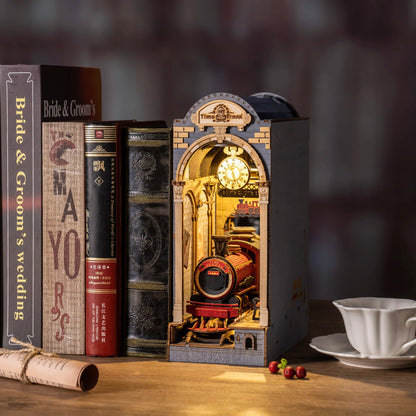 Robotime Rolife  viaggio nel tempo puzzle 3D in legno arredamento libreria