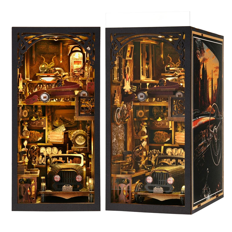 Kit per angolo lettura Magic House fai da te Puzzle in legno Libreria Inserto Decorazione Casa delle bambole Modello Fermalibri Costruzione Decorazione per la casa Regali
MODELLO "H. POTTER"