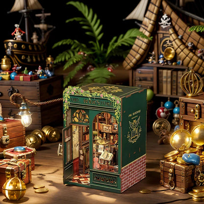 DIY Book Nook Kit with LED Light  Retro Street Bookshop Series