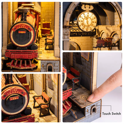 Robotime Rolife  viaggio nel tempo puzzle 3D in legno arredamento libreria