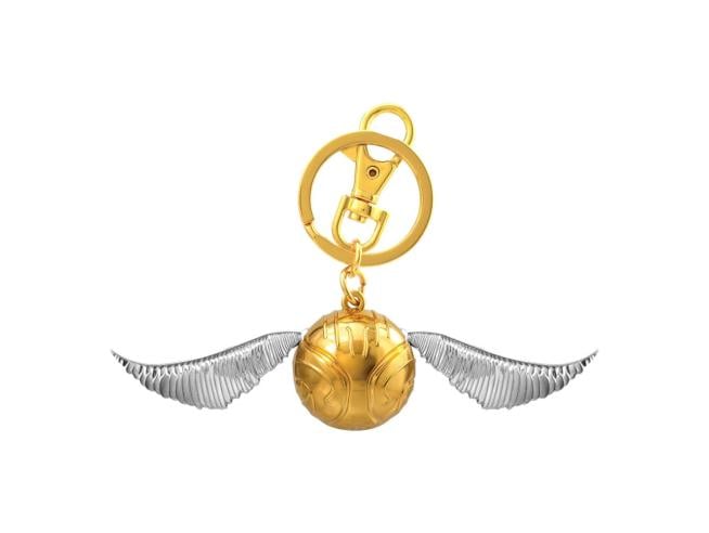 Harry Potter Metal Portachiavi Boccino D'oro Con Figure Int.